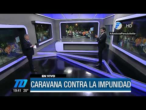 Realizan caravana contra la corrupción e impunidad en la Costanera de Asunción