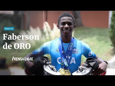 Faberson Bonilla, el guatemalteco que ganó dos oros en el Mundial de Patinaje