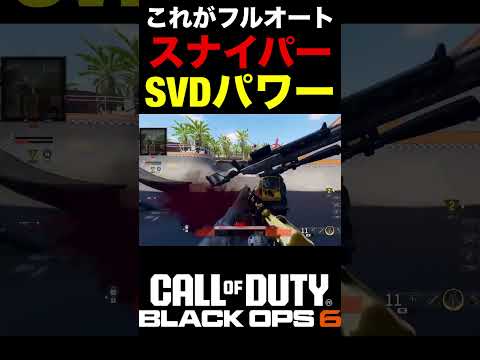 これが新アタ『SVDフルオートMOD』の強さパワー！癖があってむずい件【BO6新アタスナイパー】