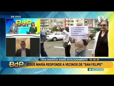 Reclamos por estacionamientos en residencial San Felipe: Municipalidad de Jesús María responde