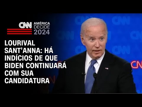 Lourival Sant’Anna: Há indícios de que Biden continuará com sua candidatura  |AGORA CNN