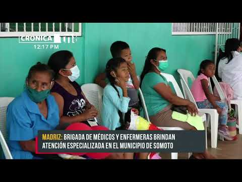 Brigada de médicos realiza jornada de salud integral en Somoto - Nicaragua