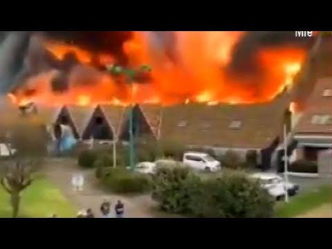 Gran incendio consumio las intalaciones de icónico estadio de baloncesto en Francia