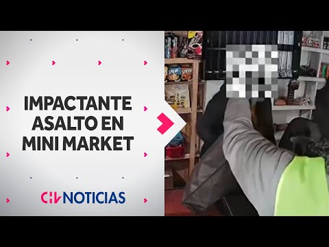 TODO QUEDÓ GRABADO: Captan cómo sujeto amenzó a dueña de mini market en Constitución en asalto