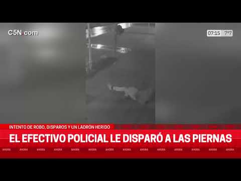 INTENTO de ROBO y un DELINCUENTE HERIDO