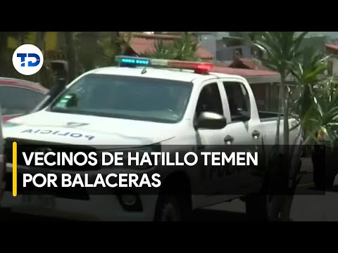 Balaceras en Hatillo atemorizan a vecinos de la zona