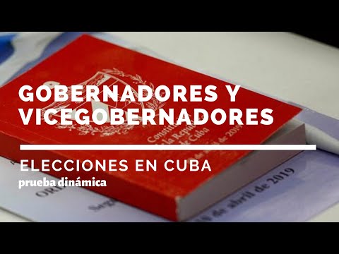 Elección de gobernadores y vicegobernadores provinciales en Cuba