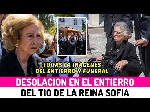 Reina Sofía DESOLADA en FUNERAL de su TÍO junto a su FRÁGIL HERMANA y con un GESTO DE TRISTEZA