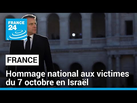 La France rend un hommage national à ses victimes du 7 octobre en Israël • FRANCE 24