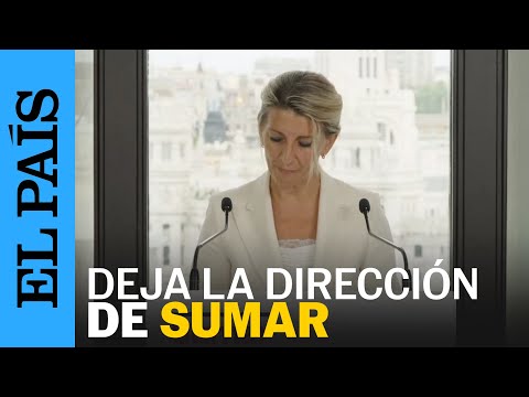 ESPAÑA | La comparecencia íntegra de YOLANDA DÍAZ en la que anuncia que deja la dirección de SUMAR