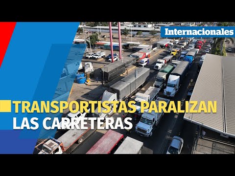 Transportistas mexicanos paralizan las carreteras del país para denunciar el alza en la violencia