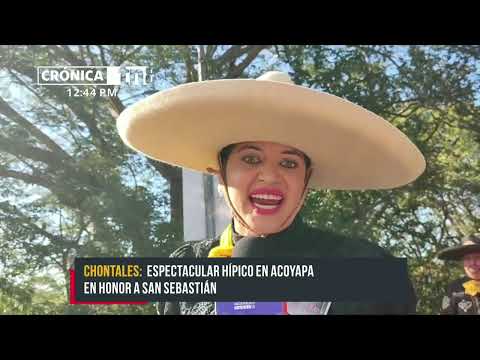 Realizan espectacular hípico en Acoyapa, Chontales - Nicaragua