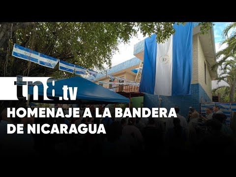 Alcaldía de Managua y MINED conmemoran el Día de la Bandera en Nicaragua