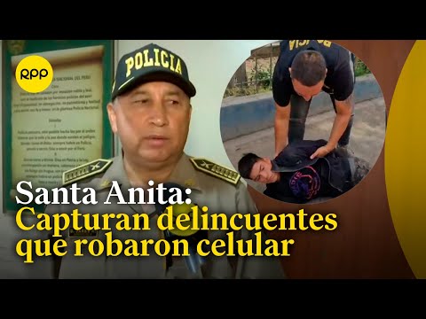 Santa Anita: capturan a delincuentes que hirieron en la mano a un hombre para robarle su celular