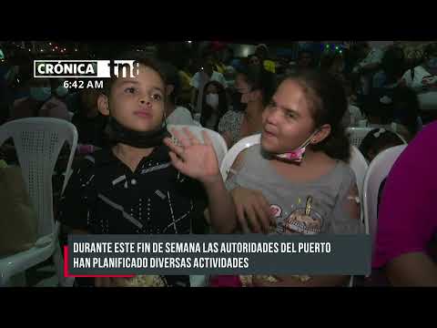 Familias visitan el Puerto Salvador Allende, Managua - Nicaragua