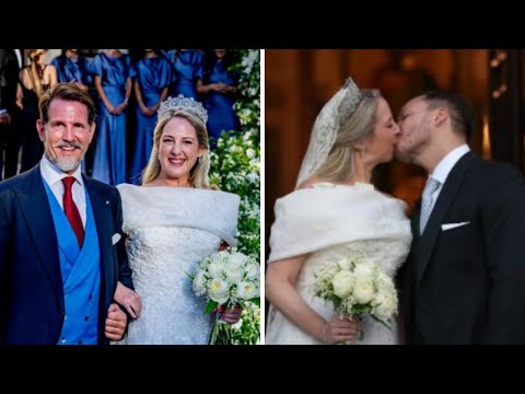 Théodora de Grèce s’est marié à Matthew Kumar dans une splendide robe haute couture