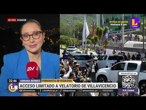 Fernando Villavicencio: velatorio de candidato asesinado se realizó bajo extrema seguridad