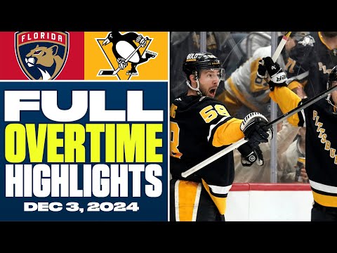 Florida Panthers at Pittsburgh Penguins | FULL Overtime Highlights - December 3, 2024