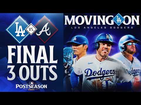 LA 다저스가 3년 연속 내셔널리그 챔피언십 시리즈(NLCS)에 진출합니다! | MLB 하이라이트 (마지막 3 아웃)