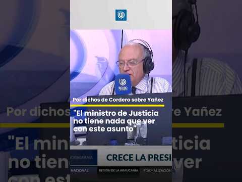 Tras dichos de Cordero sobre Yáñez: El ministro de Justicia no tiene nada que ver con este asunto