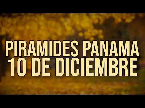 Pirámides de la suerte para el Domingo 10 de Diciembre 2023 Lotería de Panamá