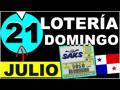 Resultados Sorteo Loteria Domingo 21 de Julio 2024 Loteria Nacional de Panama Sorteo Hoy Dominical