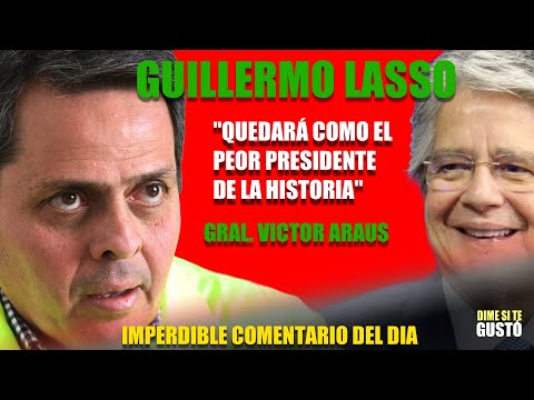 A Lasso: Víctor Arauz lo Señala como 'Peor Presidente y Responsable de Declive Policial