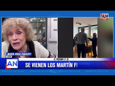 ??SE VIENEN LOS MARTÍN FIERRO AL CINE: HABLA LUIS VENTURA Y MARÍA ROSA FUGAZOT