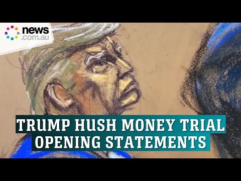 Jury hears opening statements at Trump hush money trial