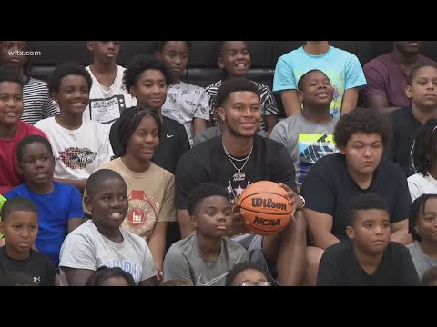 PJ Dozier, who once attended the Alex English Basketball Skills Camp, returns as a guest speaker