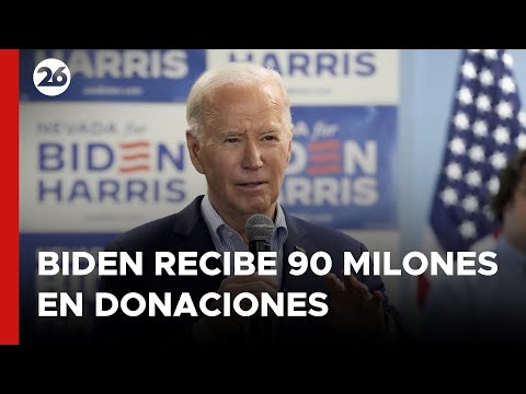 EEUU | Biden recibe 90 millones de dólares en donaciones en marzo