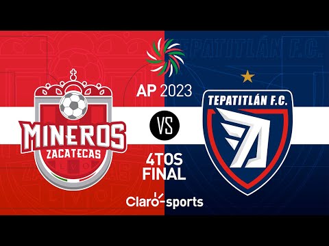 Mineros vs Tepatitlán en vivo | Liga de Expansión MX Apertura 2023 | Cuartos de final (Vuelta)