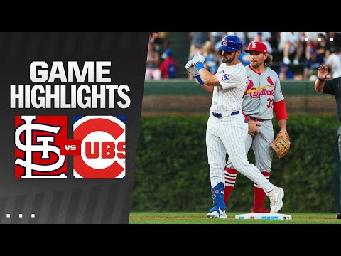 Cardinals  vs. Cubs Game Highlights (8/4/24) | MLB Highlights