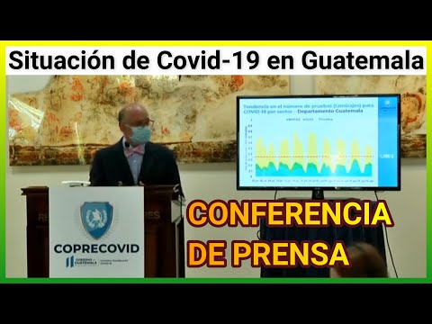 Dr. Edwin Asturias director de la Coprecovid, da a conocer la situación del coronavirus en el país