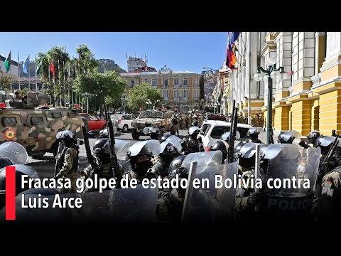 Fracasa golpe de estado en Bolivia contra Luis Arce