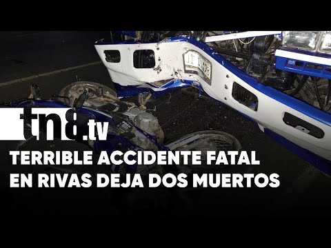 Trágico inicio de semana: Dos muertos y un herido grave tras accidente en Rivas
