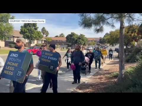 Men walk from Tijuana to Oceanside to raise awareness of youth homelessness