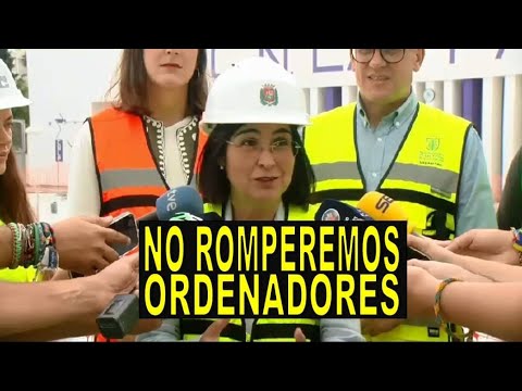 No romperemos ordenadores como hizo el PP Carolina Darias sobre la Operación Valka #PP #vox #psoe