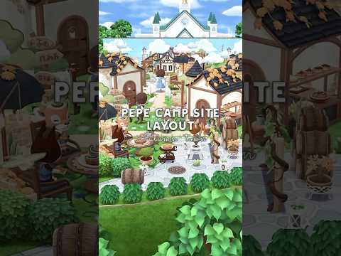 【ポケ森コンプリート】新クッキーを使った秋ののどかな町を作ってみた！