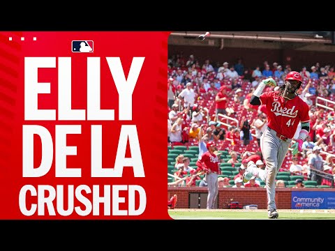 Elly De La Cruz LAUNCHES a two-run homer (his 17th of the season)