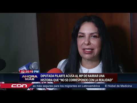 Diputada Pilarte acusa al MP de narrar una historia que “no se corresponde con la realidad”