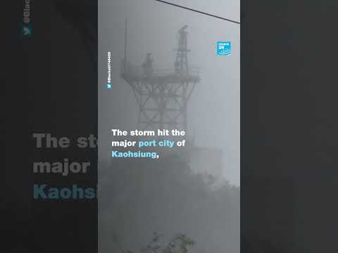 Typhoon Krathon slams into Taiwan • FRANCE 24 English