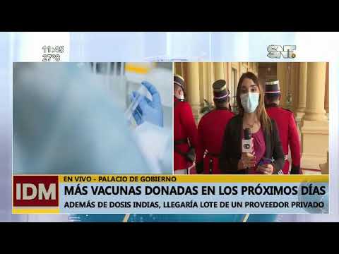 COVID-19: Anunciaron la llegada de más vacunas donadas al país