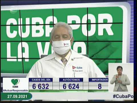 Conferencia de Prensa: Cuba frente a la Covid-19 (27 de septiembre de 2021)