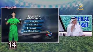 طارق كيال: بونو ساهم بأكثر من 40% من نقاط الهلال