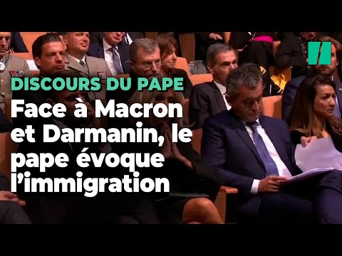 Face à Macron et Darmanin, le pape adresse ses mises en garde sur l’immigration et la fin de vie