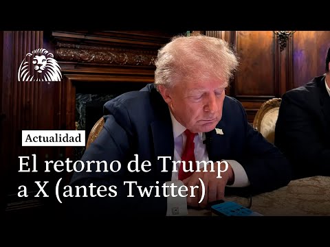 Trump vuelve a X en una conversación con Elon Musk