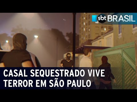 Casal de empresários é sequestrado e sofre extorsão em SP | SBT Brasil (09/03/24)