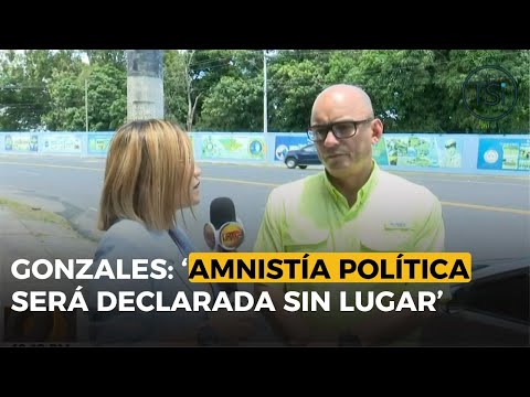 Gonzales: ‘Amnistía política será declarada sin lugar’