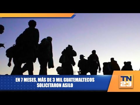En 7 meses, más de 3 mil guatemaltecos solicitaron asilo